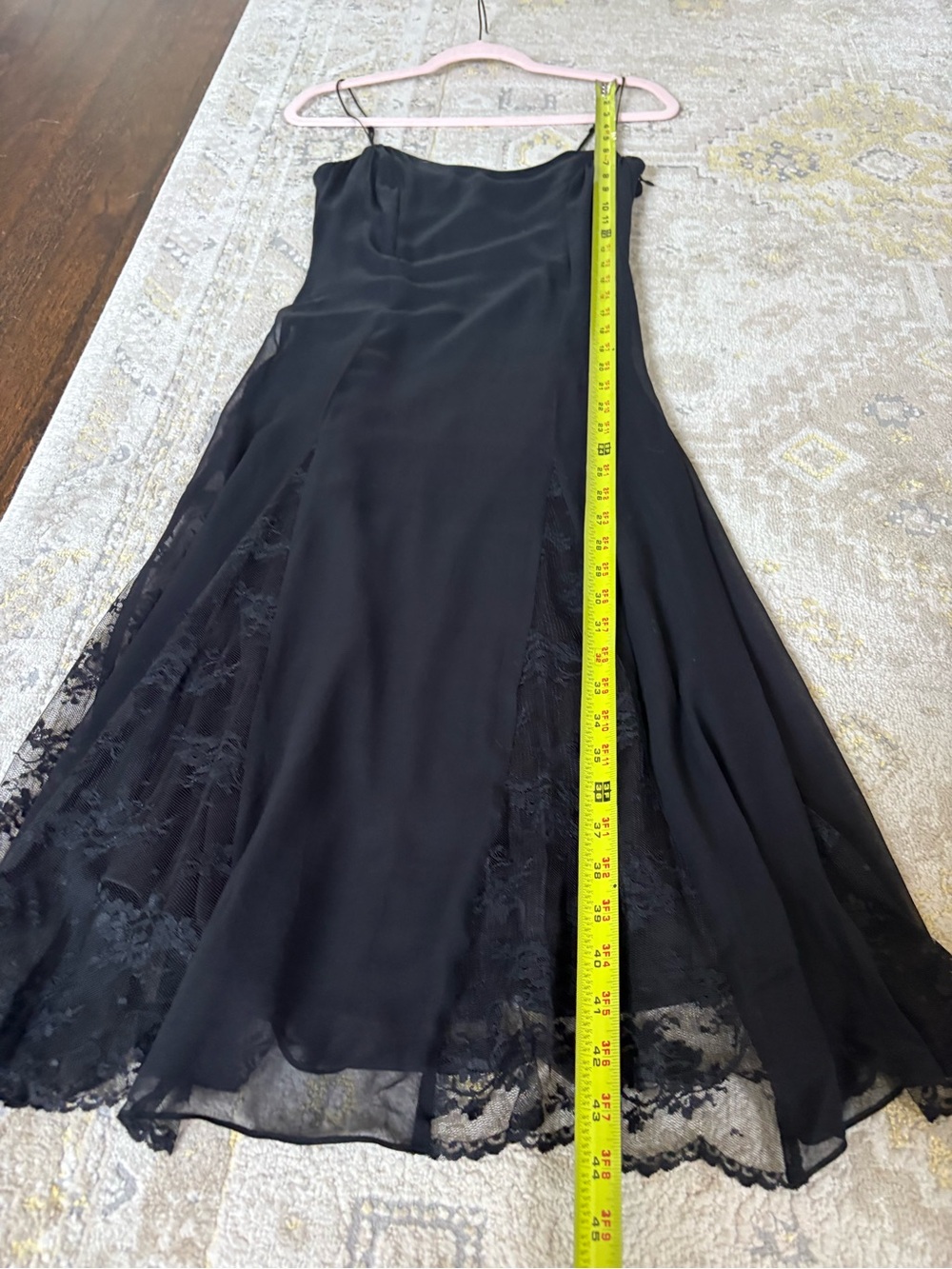 Betsey Johnson Black Silk Dress Vintage Made in USA - Picture 9 of 13